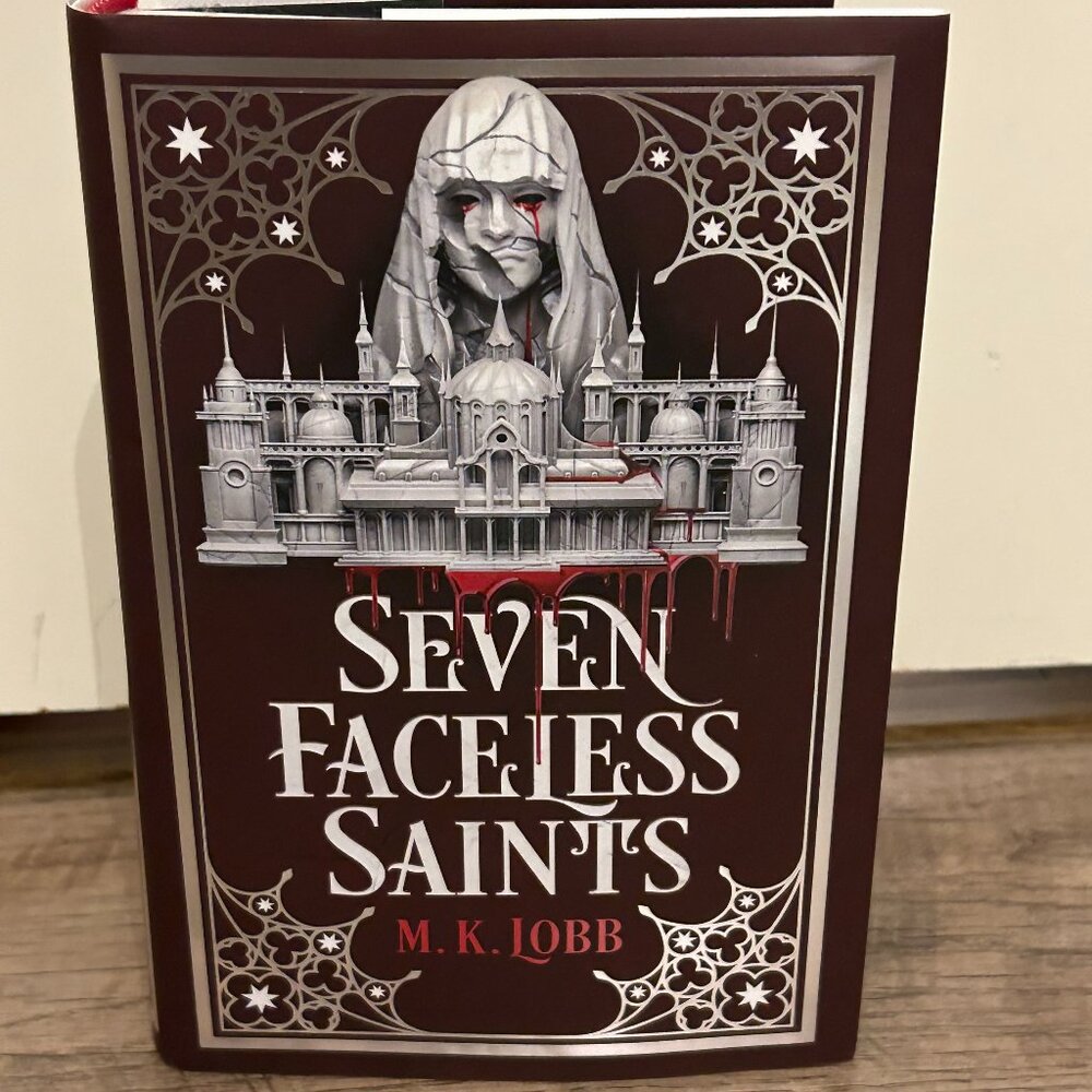 Seven Faceless Saints by M.K. Lobb Fairyloot Hardcover Special Edition
